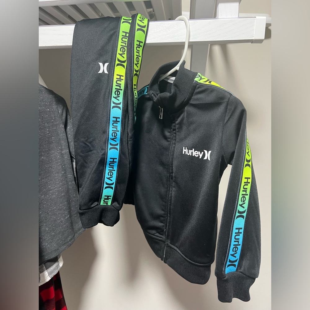 Hurley track suit toddler 18 month black
